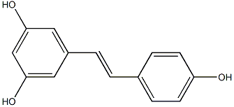 Trans-Resveratrol Formula Structure