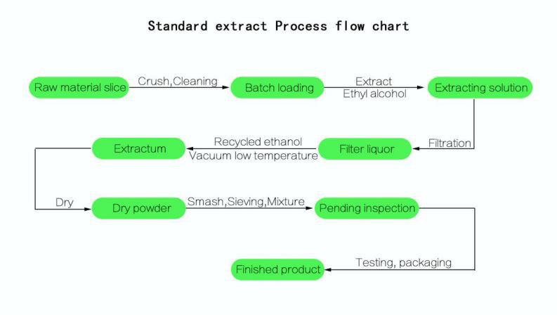 Production process flow chart