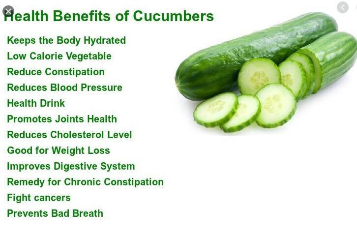 cucumber powder benefits