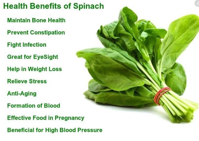 spinach powder benefits