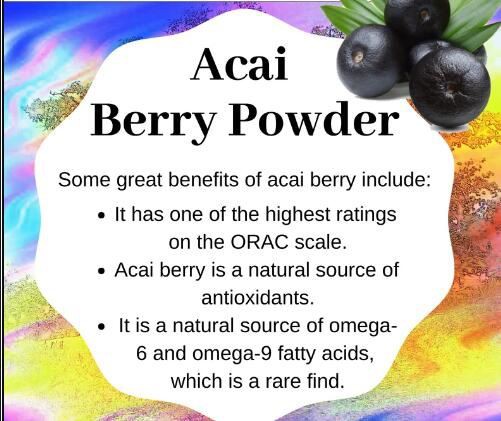 Organic Acai Berry Powder benefits