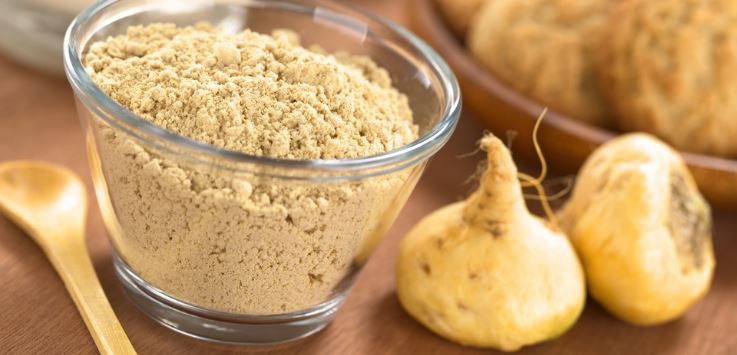 organic maca powder application