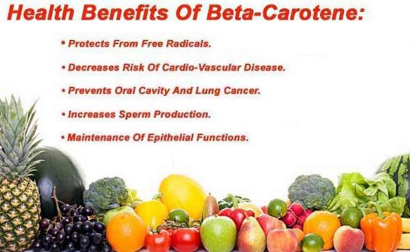 beta carotene benefits